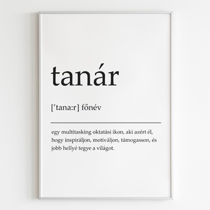 Nyomtatható tanár kép, Otthon & Életmód, Dekoráció, Kép & Falikép, Vászonkép, Fotó, grafika, rajz, illusztráció, MESKA