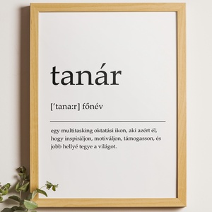 Tanár print, kép - Meska.hu