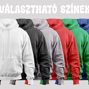 Saját rajz kapucnis pulóveren - ruha & divat - női ruha - pulóver - Meska.hu