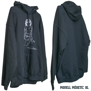 Saját rajz kapucnis pulóveren - ruha & divat - női ruha - pulóver - Meska.hu