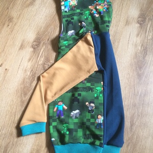 Pulóver kapucnis Minecraft - ruha & divat - babaruha & gyerekruha - pulóver - Meska.hu