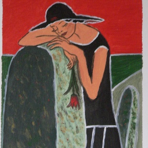 emlékezés, Művészet, Festmény, Akril, Festészet, MESKA