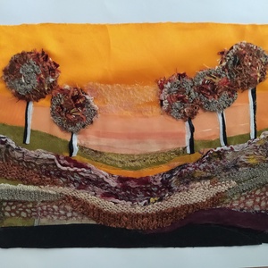 Textil kép NAPLEMENTE - Meska.hu