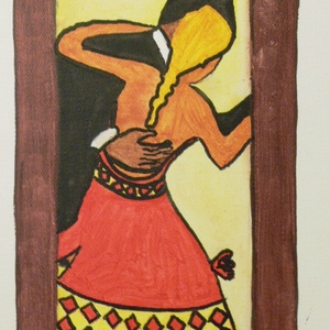 táncoló pár, Művészet, Festmény, Akril, Festészet, MESKA