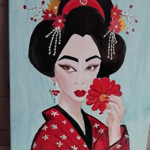 Gésa, Művészet, Festmény, Olajfestmény, Festészet, MESKA