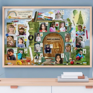 Ovis ballagó ajándék, tablókép, tablófotó, óvónéni búcsúztató, Óvoda, poszter, Ovis poszter, ovis jel -  - Meska.hu