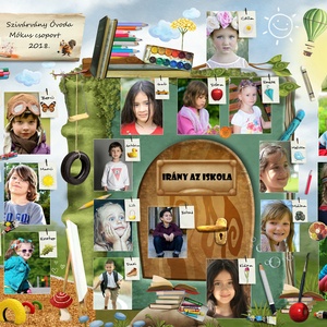 Ovis ballagó ajándék, tablókép, tablófotó, óvónéni búcsúztató, Óvoda, poszter, Ovis poszter, ovis jel -  - Meska.hu