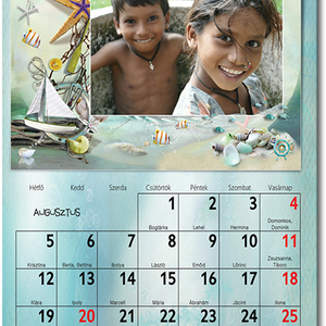 2022-es fényképes falinaptár, egyedi naptár fotós ajándék nagyinak nőknek férfiaknak vicces unokától karácsonyi ötlet - otthon & életmód - dekoráció - Meska.hu
