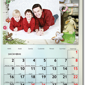2022-es fényképes falinaptár, egyedi naptár fotós ajándék nagyinak nőknek férfiaknak vicces unokától karácsonyi ötlet - otthon & életmód - dekoráció - Meska.hu