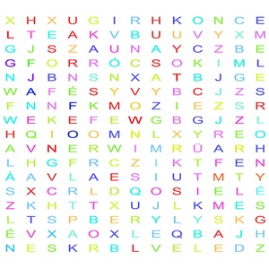 karácsonyi képeslap szókereső rejtvény keresztrejtvény mókás ajándék vicces ajándék keresd a párját scrable  -  - Meska.hu