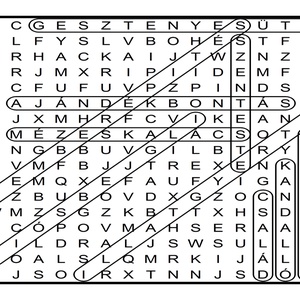 szókereső képeslap rejtvény fényképes is lehet crossword fejtörő enigma mókás ajándék ajándékkisérő rébusz rudolf advent -  - Meska.hu