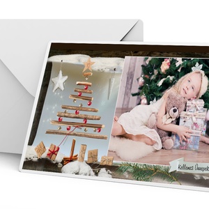 6 db fényképes képeslapcsomag képeslap egyedi fotós különleges karácsonyi ajándék ajándékkisérő télapó advent gyerekrajz, Karácsony, Karácsonyi ajándékozás, Karácsonyi képeslap, üdvözlőlap, ajándékkísérő, Fotó, grafika, rajz, illusztráció, MESKA