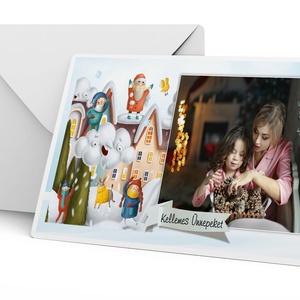 6 db fényképes képeslapcsomag képeslap egyedi fotós különleges karácsonyi ajándék ajándékkisérő télapó advent gyerekrajz - karácsony - Meska.hu