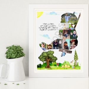 Fényképes poszter unokákról nagypapáknak nagymamának, nagyszülőknek, Nagyi Papa ajándék fotós ajándék emléklap infostat - otthon & lakás - dekoráció - kép & falikép - poszter - Meska.hu