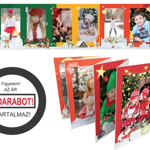 Egyedi karácsonyi fotóalbum fényképalbum Leporello fotókönyv harmónika fotókártya kaparós sorsjegy csillagtérkép fotós - karácsony - karácsonyi ajándékozás - karácsonyi képeslap, üdvözlőlap, ajándékkísérő - Meska.hu