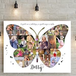 Lepke pillangó Szülinapi fényképes poszter esküvőre nászajándék születésnap vicces , Otthon & Lakás, Dekoráció, Kép & Falikép, Poszter, Mindenmás, MESKA