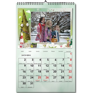 2024-es fényképes falinaptár, egyedi naptár fotós ajándék nagyinak nőknek férfiaknak vicces unokától karácsonyi ötlet - otthon & lakás - dekoráció - fali és függő dekoráció - falinaptár & öröknaptár - Meska.hu
