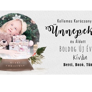 Karácsonyi képeslap, képeslapcsomag fényképpel, 6 db egyedi különleges ajándékkisérő, télapó advent gyerekrajz  - karácsony - karácsonyi ajándékozás - karácsonyi képeslap, üdvözlőlap, ajándékkísérő - Meska.hu