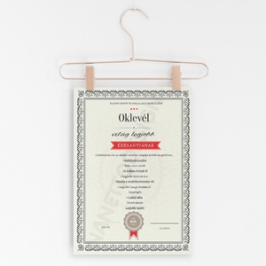 Legjobb Anya, anyáknapja Legjobb Anyu, Édesanya, Mama oklevél, certification, legjobb, kitüntetés Szülinapi poszter - otthon & életmód - dekoráció - kép & falikép - poszter - Meska.hu