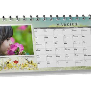 Egyedi, fényképes 2026-os asztali naptár Tökéletes ajándék, Megható ajándék, Időseknek - otthon & életmód - dekoráció - fali és függő dekoráció - falinaptár & öröknaptár - Meska.hu