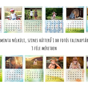 Egyedi, fényképes 2026-os falinaptár  Nagyszülőknek Időseknek Anyósnak Testvérnek Hasznos ajándék - Meska.hu