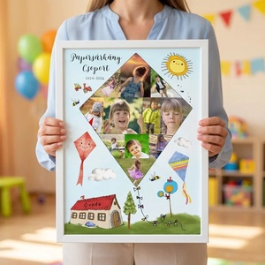 Fényképes Óvodai Ballagási Tabló, Bölcsőde, Papirsárkány Csoport, Óvónéniknek Dadusnak Poszter , Otthon & Életmód, Dekoráció, Kép & Falikép, Poszter, Fotó, grafika, rajz, illusztráció, Óvodai Fényképes Ballagási Tabló Papir sárkány  Csoport → Termékleírás → KÉRLEK OLVASD VÉGIG!✔
Még ..., MESKA