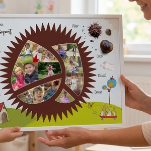 Fényképes Óvodai Ballagási Tabló, Bölcsőde, Gesztenye Csoport, Óvónéniknek Dadusnak Poszter  - Meska.hu