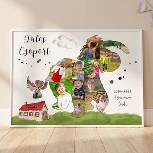 Legjobb óvó néni ajándék. Fényképes Óvodai Ballagási Tabló, Bölcsőde, Füles Csoport, Óvónéni, Dadusoknak Poszter , Otthon & Életmód, Dekoráció, Kép & Falikép, Poszter, Fotó, grafika, rajz, illusztráció, MESKA