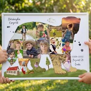 Legjobb óvó néni ajándék, Fényképes Óvodai Ballagási Tabló, Bölcsőde, Rozsomák Csoport, Óvónéni. Dadusoknak Poszter  - Meska.hu