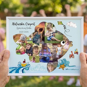 Legjobb óvó néni ajándék, Halacska Csoport Óvodai Fényképes Ballagási Tabló Bölcsőde Dadusoknak Óvónéniknek, Otthon & Életmód, Dekoráció, Kép & Falikép, Poszter, Fotó, grafika, rajz, illusztráció, MESKA