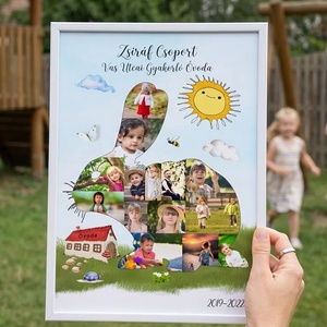 Fényképes Óvodai Ballagási Tabló, Bölcsőde, Nyuszi Csoport, Óvónéniknek Dadusnak Poszter , Otthon & Életmód, Dekoráció, Kép & Falikép, Poszter, Mindenmás, MESKA