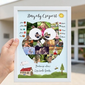 Legjobb óvó néni ajándék, Fényképes Óvodai Ballagási Tabló, Bölcsőde, Bagoly Csoport, Óvónéni, Dadusoknak Poszter , Otthon & Életmód, Dekoráció, Kép & Falikép, Poszter, Fotó, grafika, rajz, illusztráció, MESKA