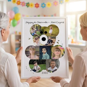 Legjobb óvó néni ajándék, Fényképes Óvodai Ballagási Tabló, Bölcsőde, Maci Csoport, Óvónéni, Dadusoknak Poszter  - Meska.hu