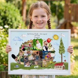 Legjobb óvó néni ajándék, Fényképes Óvodai Ballagási Tabló, Bölcsőde, Süni Csoport, Óvónéni, Dadusoknak Poszter  - Meska.hu