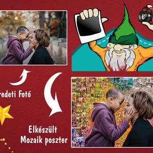 Fényképes Mozaikposzter, Egyedi Emlékkollázs Saját Fotókból Családi Falikép Ajándék - otthon & életmód - dekoráció - kép & falikép - poszter - Meska.hu