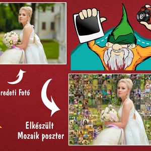 Fényképes Mozaikposzter, Egyedi Emlékkollázs Saját Fotókból Családi Falikép Ajándék - otthon & életmód - dekoráció - kép & falikép - poszter - Meska.hu