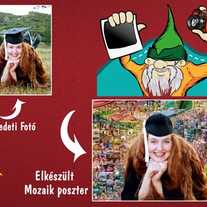 Fényképes Mozaikposzter, Egyedi Emlékkollázs Saját Fotókból Családi Falikép Ajándék - otthon & életmód - dekoráció - kép & falikép - poszter - Meska.hu
