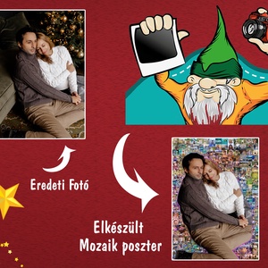 Fényképes Mozaikposzter, Egyedi Emlékkollázs Saját Fotókból Családi Falikép Ajándék - otthon & életmód - dekoráció - kép & falikép - poszter - Meska.hu