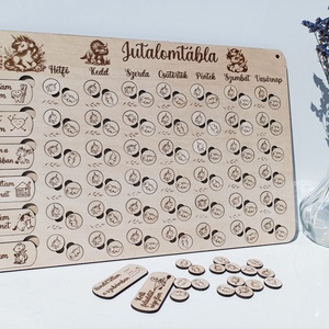 Motivációs/jutalomtábla - otthon & életmód - babaszoba, gyerekszoba - babaszoba dekoráció - Meska.hu