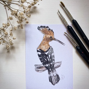Búbos banka - akvarell nyomat  - művészet - grafika & illusztráció - művészi nyomat - Meska.hu