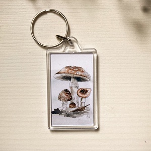Kulcstartó - Gombák és lepkék kulcstartó - táska & tok - kulcstartó & táskadísz - kulcstartó - Meska.hu