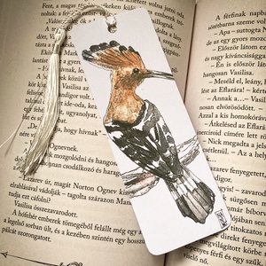 Könyvjelző bojttal - Madaras könyvjelző - Meska.hu