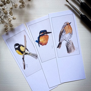 Matrica és könyvjelző csomag - otthon & életmód - papír, írószer - matrica, matrica csomag - Meska.hu