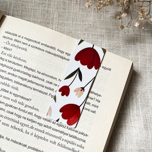 Mágneses könyvjelző - Tulipánok - könyv & zene - könyvjelző - Meska.hu