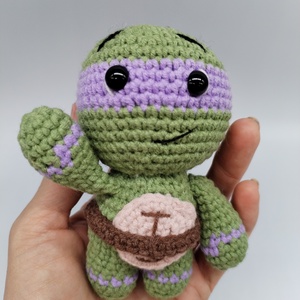 Tini ninja teknős - baba - mama - baba játékok - szundikendő, alvóka - Meska.hu