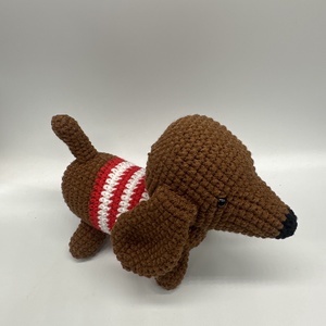 Horgolt tacsi, Játék & Sport, Plüssállat & Játékfigura, Kutya, Horgolás, Varrás, MESKA