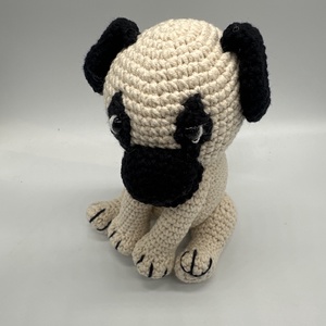 Horgolt mopsz - Meska.hu