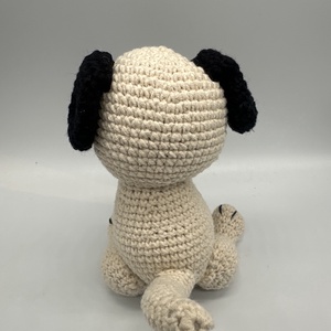 Horgolt mopsz - játék & sport - plüssállat & játékfigura - kutya - Meska.hu