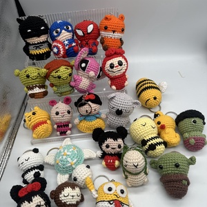 Horgolt kulcstartók - Meska.hu