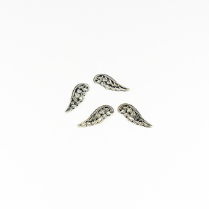 Angyalszárny köztes, ékszerdísz, fityegő, 10x25mm (4db) - kellékek & szerszámok - gyöngyfűzés kellékek - fém köztesek - Meska.hu